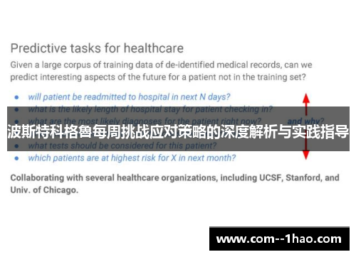 波斯特科格魯每周挑战应对策略的深度解析与实践指导